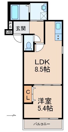 和歌山駅 徒歩13分 2階の物件間取画像